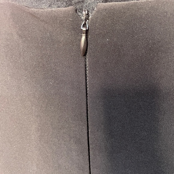 Ralph Lauren Houndstooth Dress Black with Faux Leather belt - Picture 7 of 13